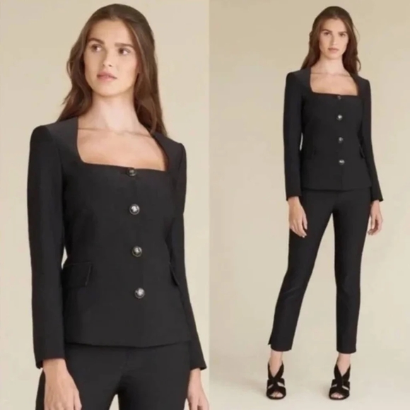 Veronica Beard Square Neck Ria Jacket - Picture 1 of 8